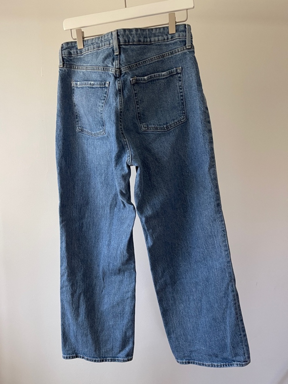 Old Navy Wide Leg High Rise Denim Jeans Size 8 - Picture 3 of 3